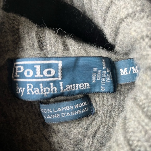 Polo lambs wool sweater - Picture 4 of 5